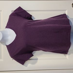 Champion, loose fit, purple, v-neck tee. Size XXL